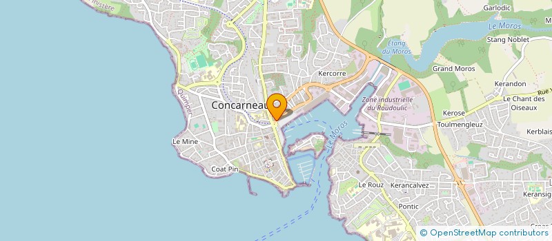 localisation de l'entreprise LILOU à CONCARNEAU