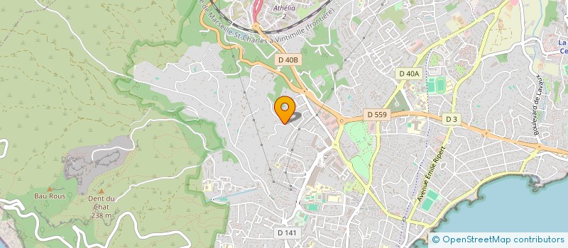 localisation de l'entreprise LILOU  LA CIOTAT