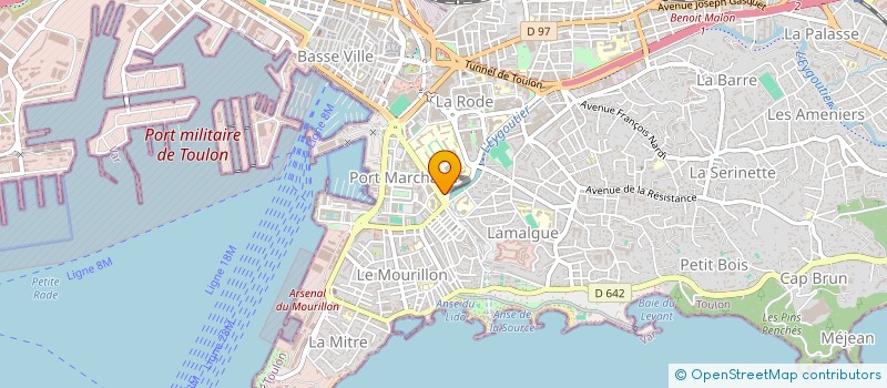 localisation de l'entreprise LILOU à TOULON