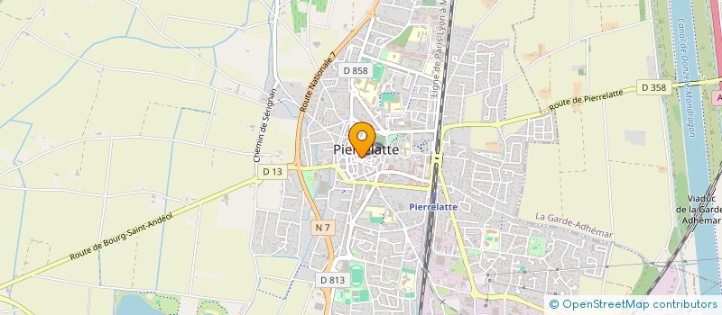 localisation de l'entreprise LILOU & COMPAGNIE à PIERRELATTE