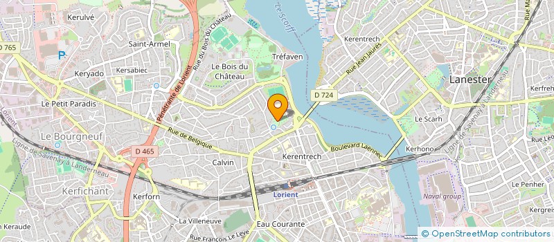 localisation de l'entreprise LILOU DIFFUSION à LORIENT