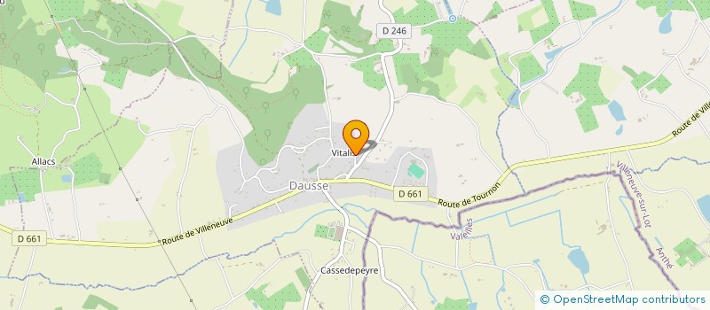 localisation de l'entreprise LILOU EN BRUILHOIS  DAUSSE