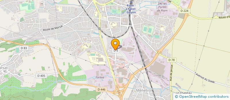 localisation de l'entreprise LILOU IMMO  RIOM