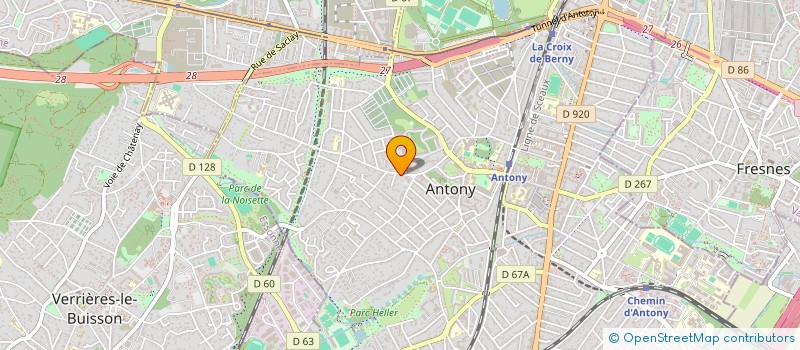 localisation de l'entreprise LILOU QUEST à ANTONY
