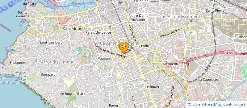 localisation de l'entreprise LILOU'S CAKE AND BAKERY  MARSEILLE 6EME