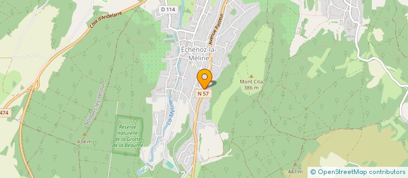 localisation de l'entreprise LILOUAM  ECHENOZ-LA-MELINE