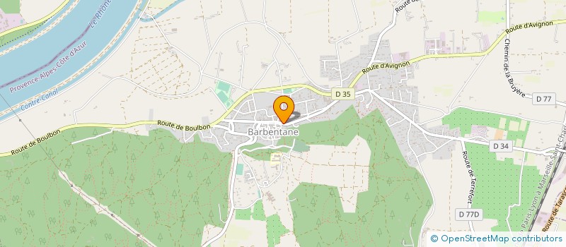 localisation de l'entreprise LILOUGAS  BARBENTANE