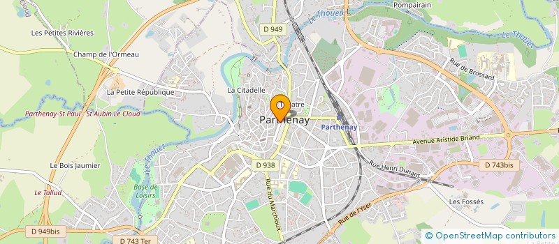 localisation de l'entreprise LILOULINE à PARTHENAY