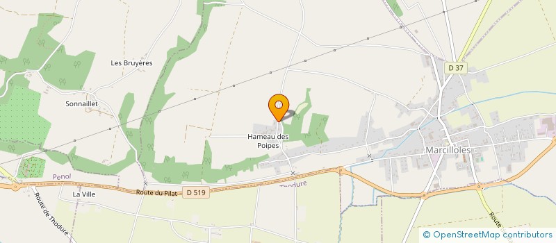 localisation de l'entreprise LILOUMAX  MARCILLOLES