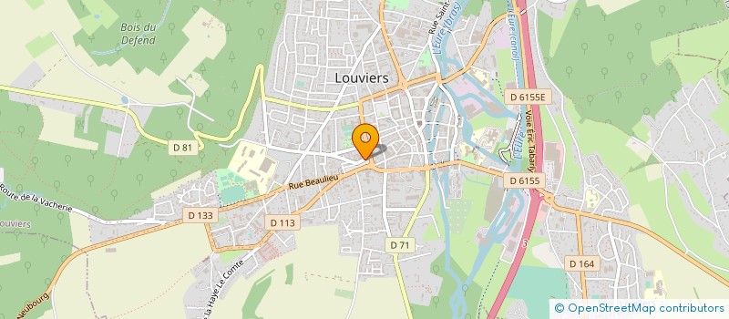 localisation de l'entreprise LILOUVIERS à LOUVIERS