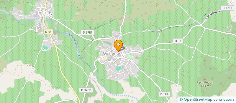 localisation de l'entreprise LILOVI  QUARANTE