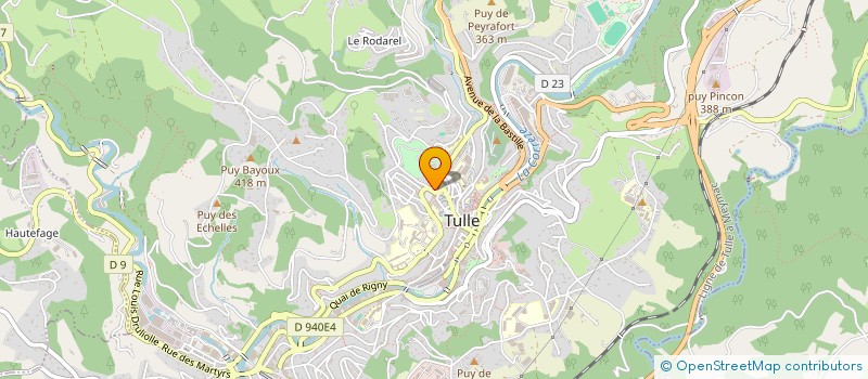 localisation de l'entreprise LILU  TULLE