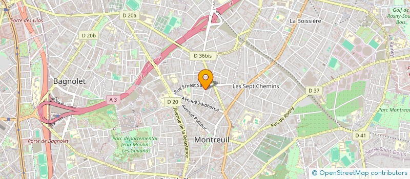 localisation de l'entreprise LILUTH à MONTREUIL