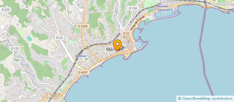 localisation de l'entreprise LILY à MENTON