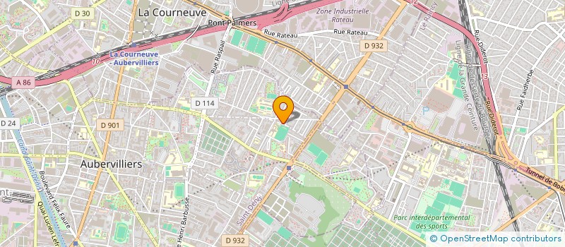 localisation de l'entreprise LILY  AUBERVILLIERS