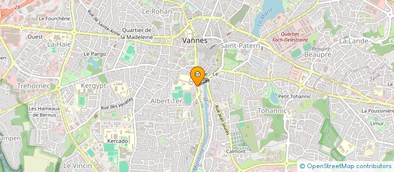 localisation de l'entreprise LILY à VANNES