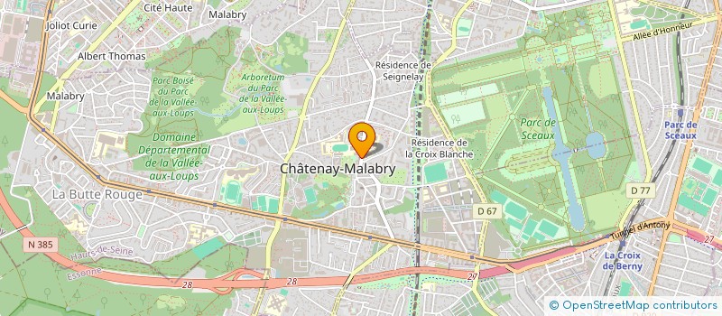 localisation de l'entreprise LILY  CHATENAY-MALABRY