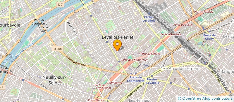 localisation de l'entreprise LILY CLEOPHEE à LEVALLOIS-PERRET