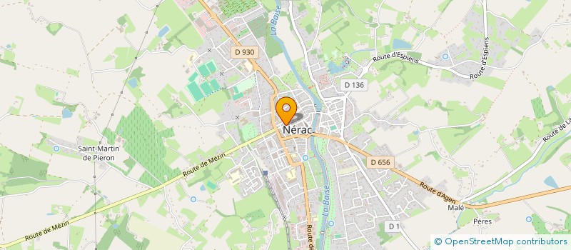 localisation de l'entreprise LILY COIFF  NERAC