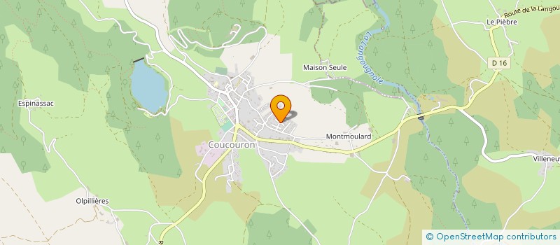 localisation de l'entreprise LILY CRY ASSOCIATION  COUCOURON