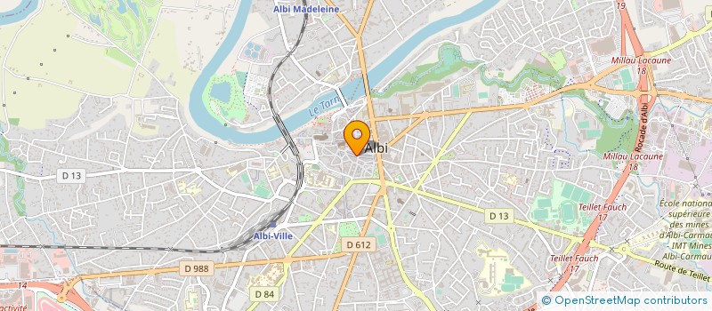 localisation de l'entreprise LILY D'ALBI à ALBI