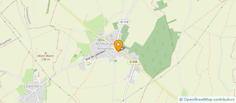 localisation de l'entreprise LILY DE BEAUMONT à ACHEUX-EN-AMIENOIS
