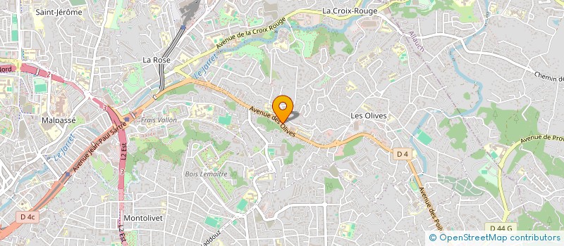 localisation de l'entreprise LILY ET TONY à MARSEILLE