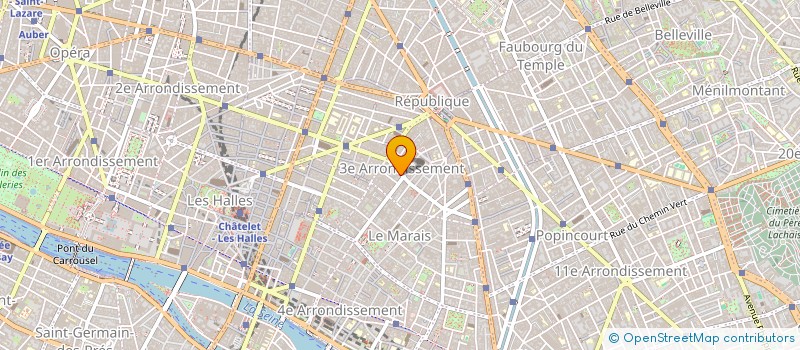 localisation de l'entreprise LILY FOLIES à PARIS