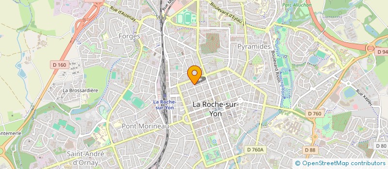 localisation de l'entreprise LILY INVEST à LA ROCHE-SUR-YON