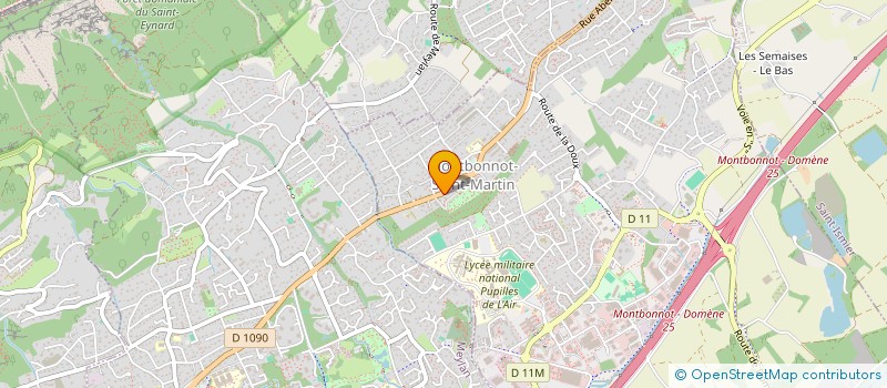 localisation de l'entreprise LILY MANGA  MONTBONNOT-SAINT-MARTIN