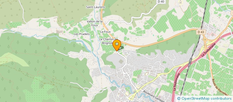 localisation de l'entreprise LILY ROSE  CUERS