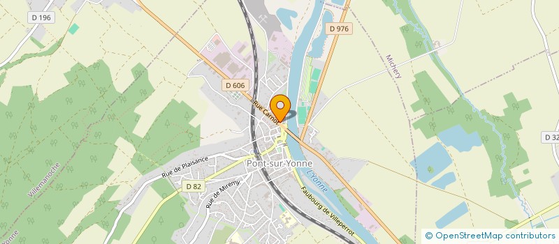 localisation de l'entreprise LILY-ROSE  PONT-SUR-YONNE