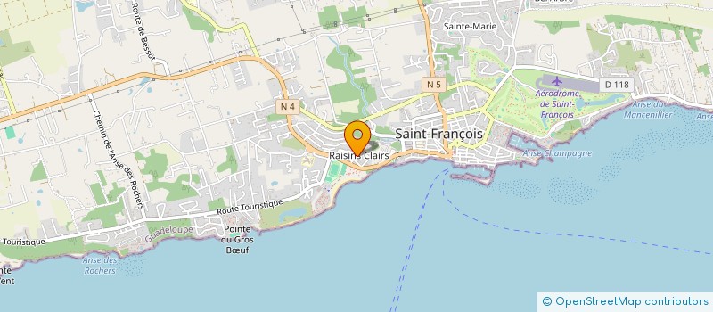 localisation de l'entreprise LILY-ROSE ET GABRIEL  SAINT FRANCOIS