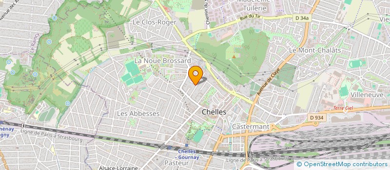 localisation de l'entreprise LILY TRAVERSENNE-TC2M  CHELLES