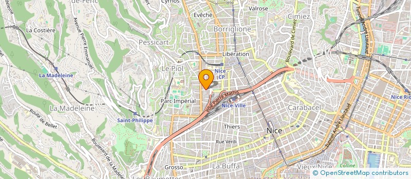 localisation de l'entreprise LILYA LUXE à NICE