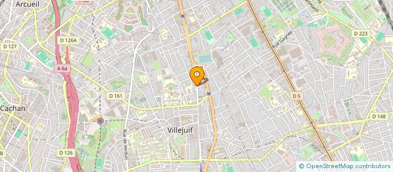 localisation de l'entreprise LILYFLO21 à VILLEJUIF