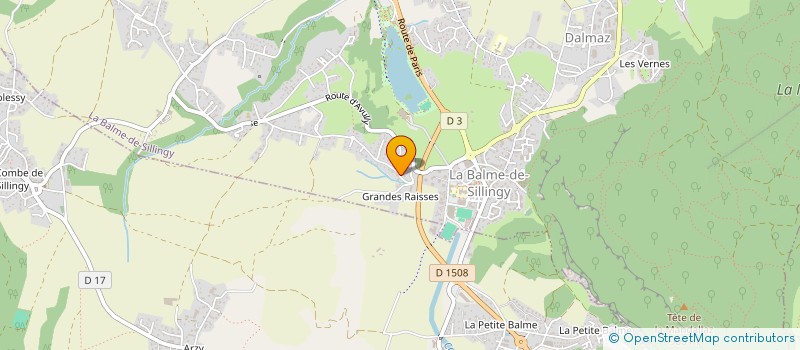 localisation de l'entreprise LILYMATT  LA BALME-DE-SILLINGY