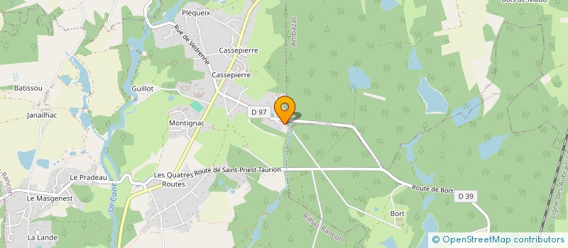 localisation de l'entreprise LILYPAD  RILHAC-RANCON