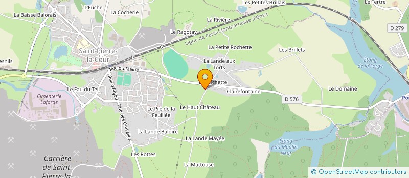 localisation de l'entreprise LILYPOUETTE  SAINT-PIERRE-LA-COUR