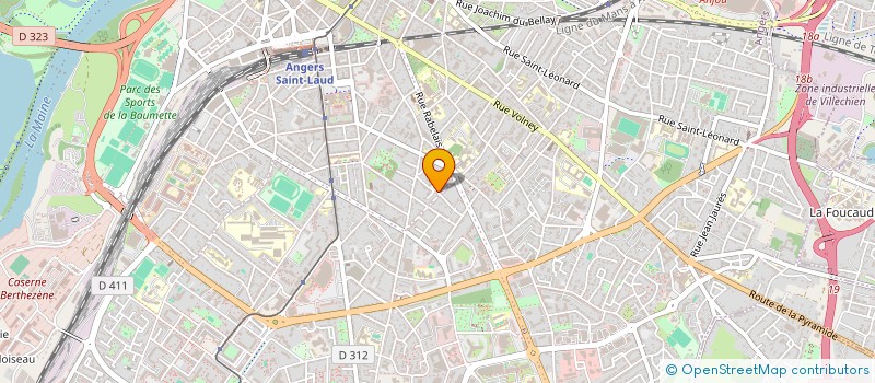localisation de l'entreprise LILYROSE IMMOBILIER à ANGERS
