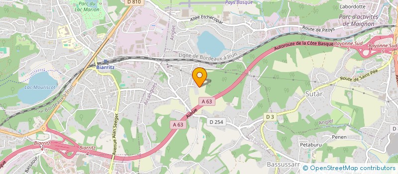 localisation de l'entreprise LILYVANLIFE  ARCANGUES