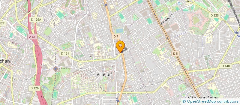 localisation de l'entreprise LIM  VILLEJUIF