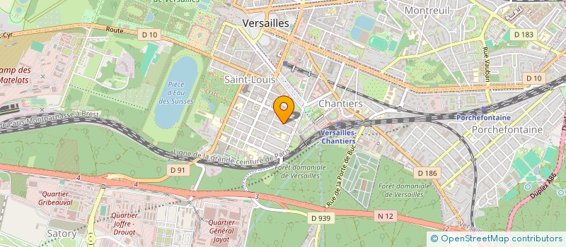 localisation de l'entreprise LIM AUTO PRESTIGE à VERSAILLES