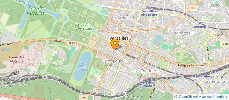 localisation de l'entreprise LIM CAPITAL à VERSAILLES