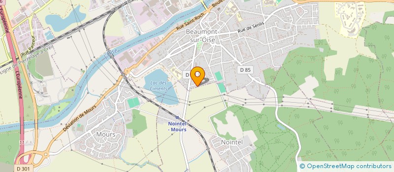 localisation de l'entreprise LIM'ELEC  BEAUMONT-SUR-OISE