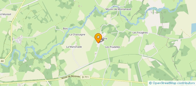 localisation de l'entreprise LIM IMMO  CHATEAUPONSAC