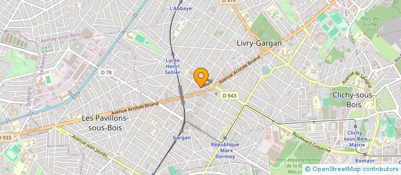 localisation de l'entreprise LIM IMMO  LIVRY-GARGAN