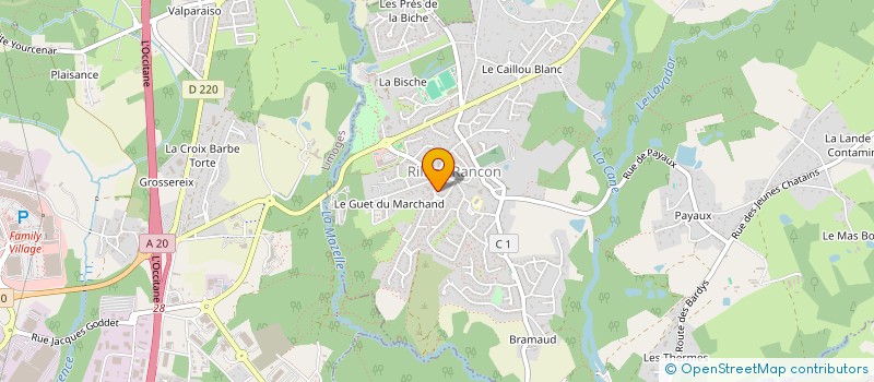 localisation de l'entreprise LIM IMMOBILIER  RILHAC-RANCON