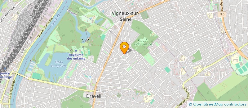 localisation de l'entreprise LIM ITCONSULTING à DRAVEIL