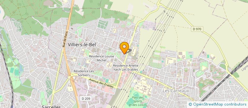 localisation de l'entreprise LIM LAVERIE  VILLIERS-LE-BEL